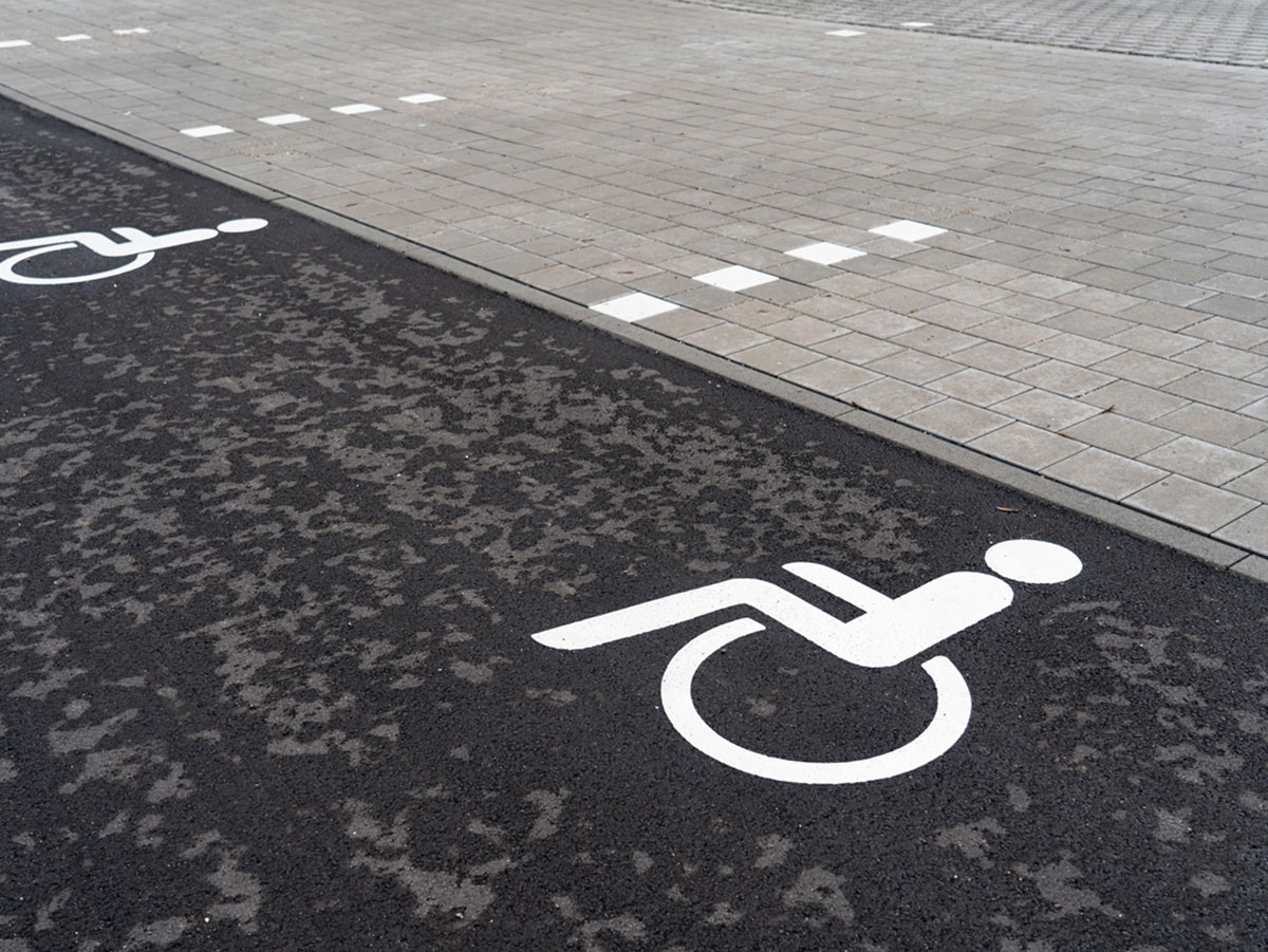 Behindertenparkplätze Innenstadt Freiburg